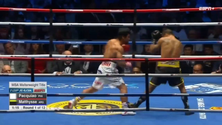 Pacquiao vs. Matthysse: First Round