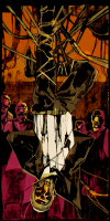 Cyberpunk 2077 Tarot: The Hanged Man