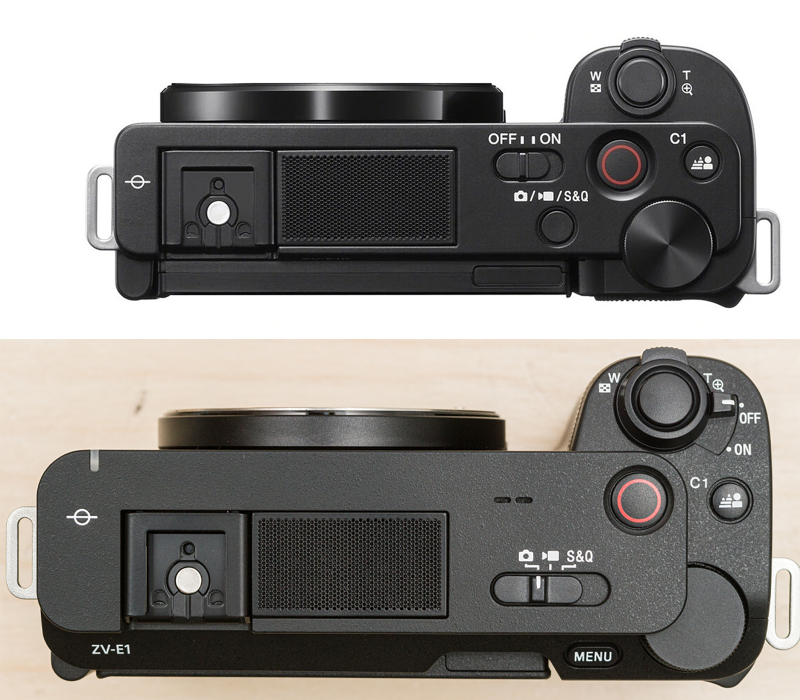 Sony ZV-E10 Size and Controls Comparison